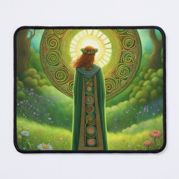Item preview, Folk Art Celtic Druid in a meadow designed and sold by Colin Bentham.