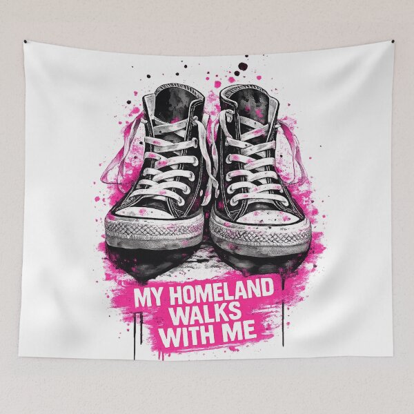 Item preview, MY HOMELAND WALKS WITH ME designed and sold by mateodamadi.