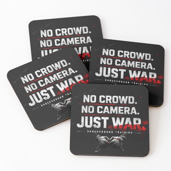Item preview, No Crowd No Camera Just War – Underground Training Gym Design designed and sold by Gym4Studio.