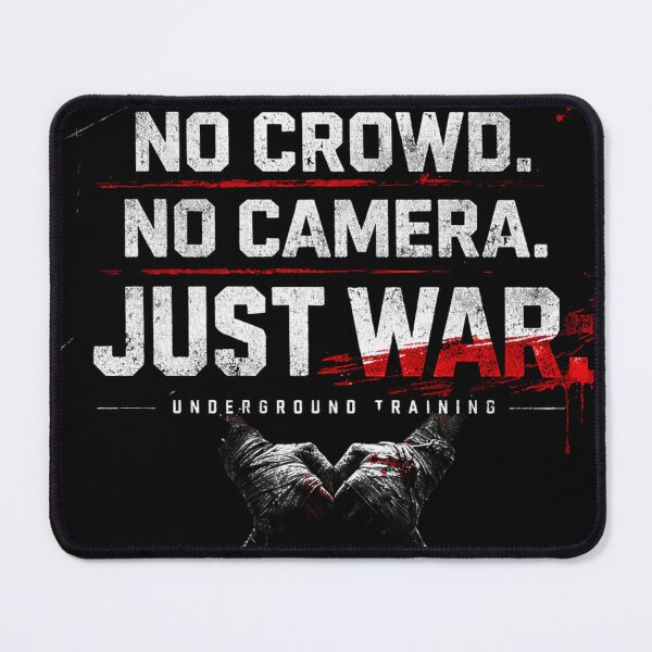 Item preview, No Crowd No Camera Just War – Underground Training Gym Design designed and sold by Gym4Studio.