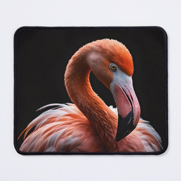 Item preview, Blushing Beauty The Fluffy Flamingo designed and sold by A-Work-Of-Art.