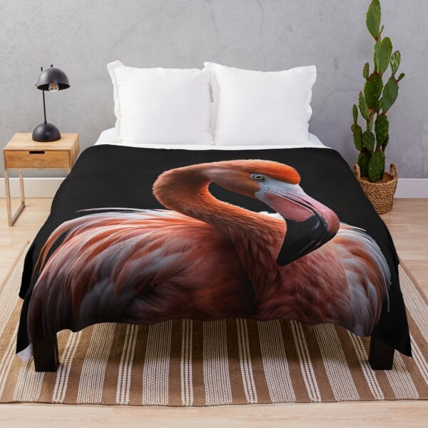 Item preview, Blushing Beauty The Fluffy Flamingo designed and sold by A-Work-Of-Art.