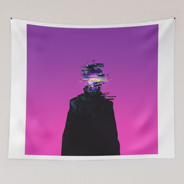 Item preview, Cyberpunk Glitch Faceless Portrait designed and sold by Christian Weiss.