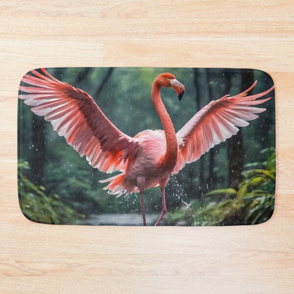 Item preview, Pink Raindance In The Jungle: The Flamingo designed and sold by A-Work-Of-Art.