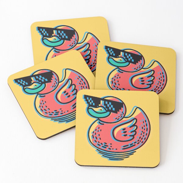 Item preview, Deal With It Duck - Retro Glitch Edition designed and sold by WestIndigo.
