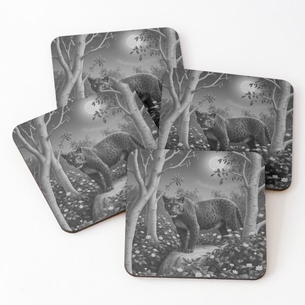 Item preview, Monochrome Beauty In The Jungle, The Jaguar designed and sold by A-Work-Of-Art.