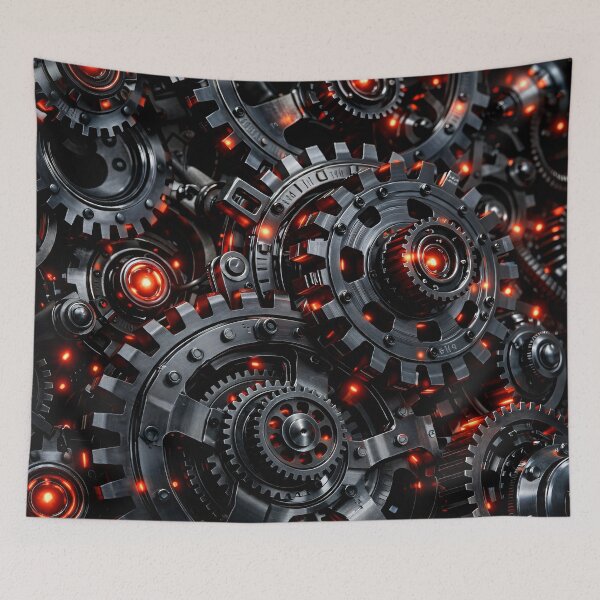 Item preview, Infernal Gear Nexus designed and sold by Kaleidoscope Print.
