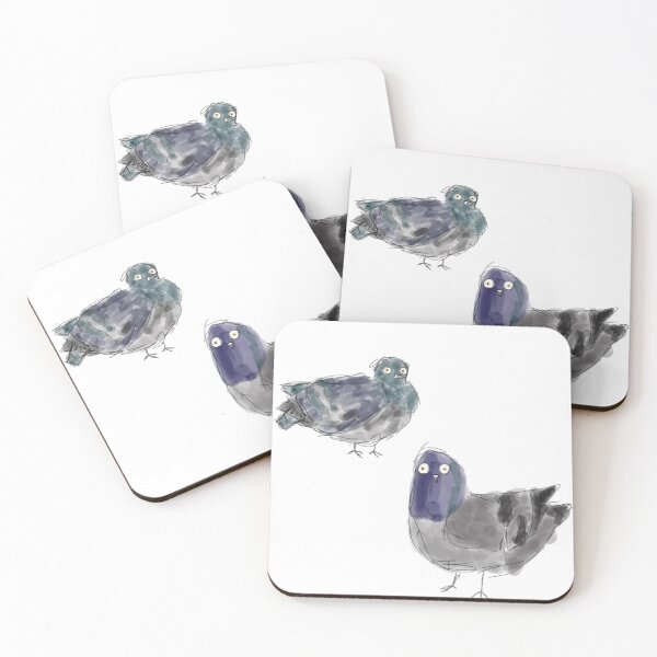 Item preview, Watercolour Pigeons  designed and sold by m4rsst0re.