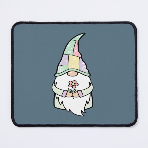 Item preview, Cute Pastel Easter Gnome With Spring Flower designed and sold by Dakson Design - Fantasy Art.