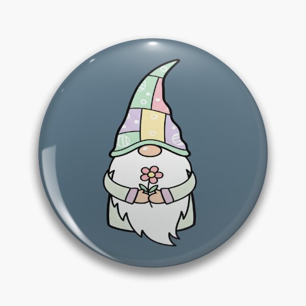 Item preview, Cute Pastel Easter Gnome With Spring Flower designed and sold by Dakson Design - Fantasy Art.