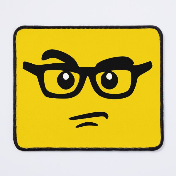 Item preview, Brick Face - serious face eyeglass design designed and sold by tonylau81.