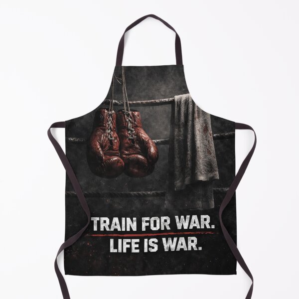 Item preview, Train For War Life Is War – Hardcore Boxing Motivation Design designed and sold by Gym4Studio.