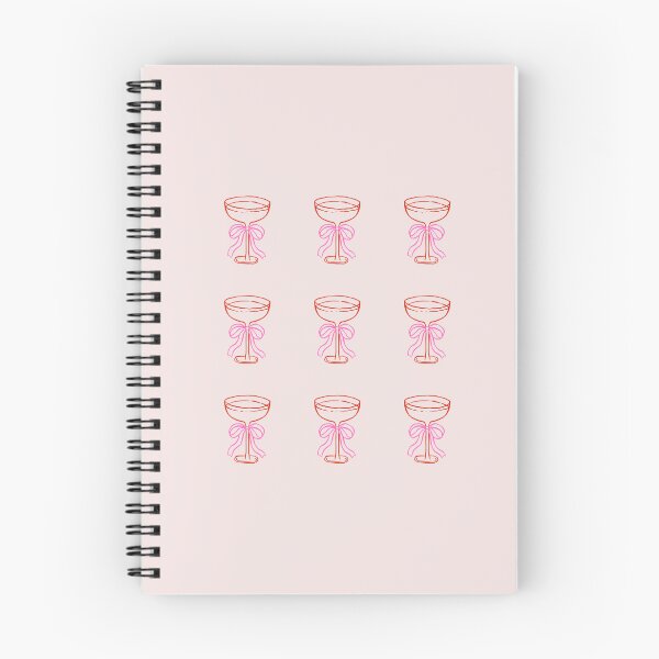 Item preview, Red Champagne Coupes with Pink Bows designed and sold by sanjana8504.