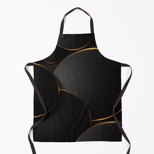 Item preview, Golden Edge Black Circles designed and sold by Kaleidoscope Print.