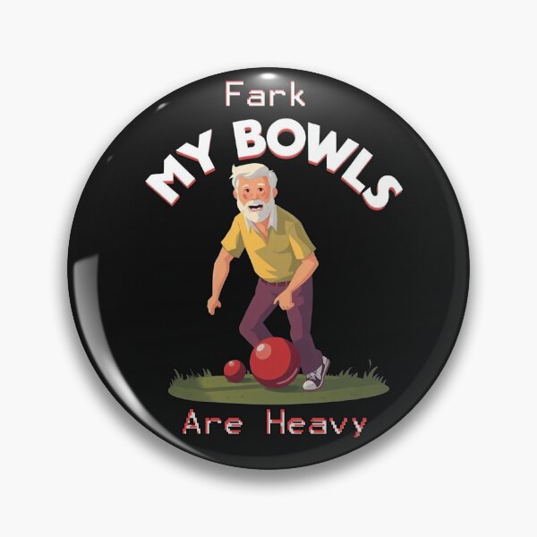 Item preview, Lawn Bowls: Funny Lawn Bowler With Heavy Bowls designed and sold by A-Work-Of-Art.