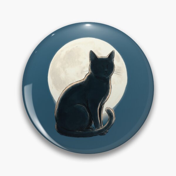 Item preview, Moonlit Shadow Cat designed and sold by HedayatDesign.
