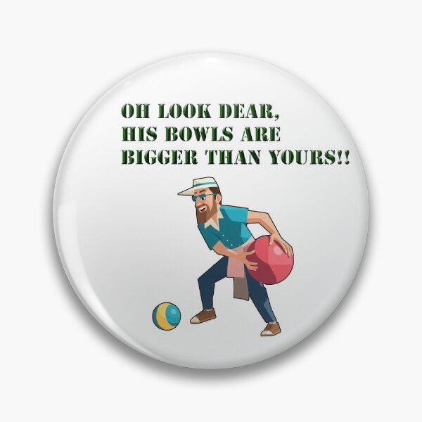 Item preview, Lawn Bowls: Funny Case Of The Bigger Bowls designed and sold by A-Work-Of-Art.