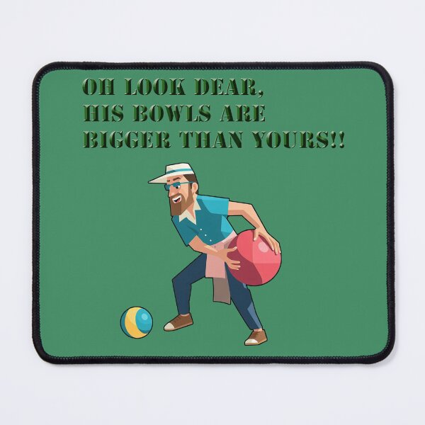 Item preview, Lawn Bowls: Funny Case Of The Bigger Bowls designed and sold by A-Work-Of-Art.