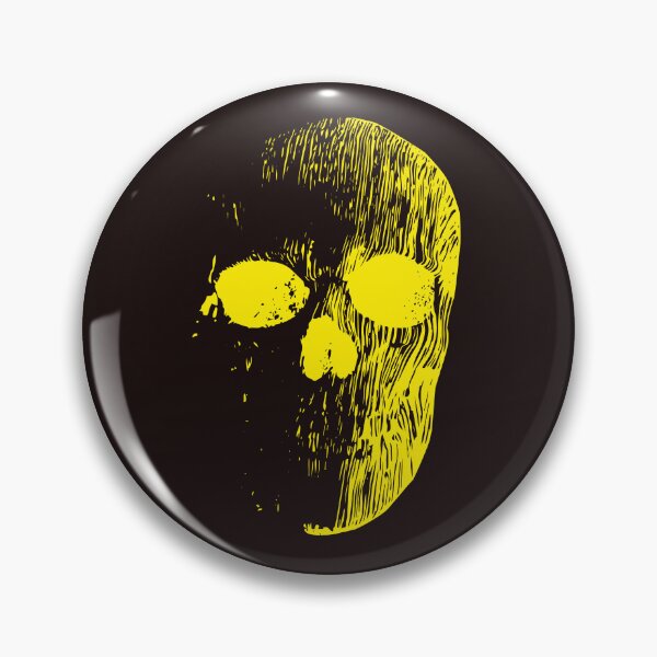 Item preview, Yellow fade-in skull designed and sold by ThanatosandCo.