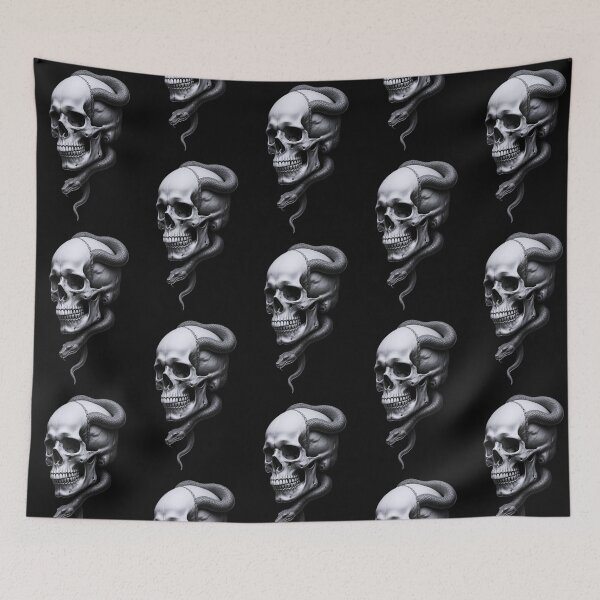 Item preview, Mysterious Skull designed and sold by Lily-Abendstern.