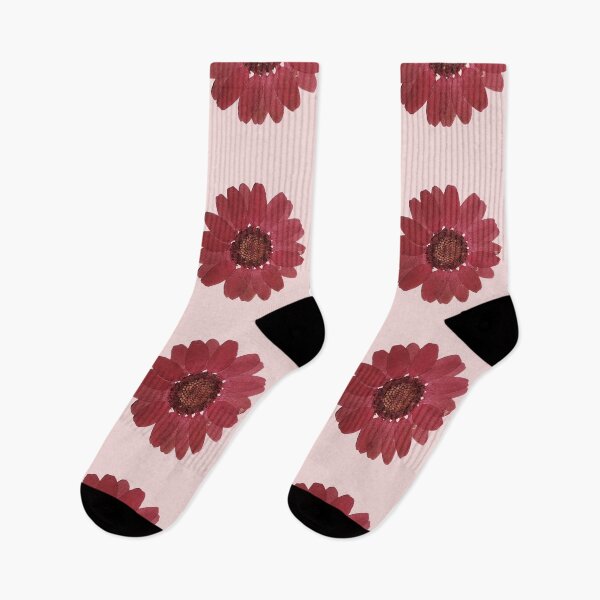 Item preview, Pressed Red Daisy Botanical Flower sticker designed and sold by sanjana8504.