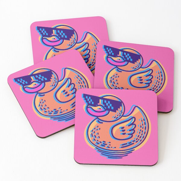 Item preview, Deal With It Duck - Retro Glitch Edition designed and sold by WestIndigo.