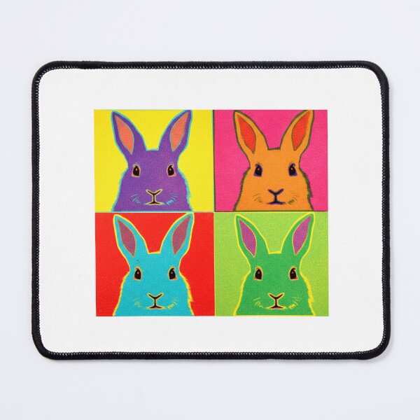 Item preview, Royal Rabbit Masterpieces - Pop Art Rabbits - Colorful Bunny Icon Series designed and sold by PhokaPhokich.
