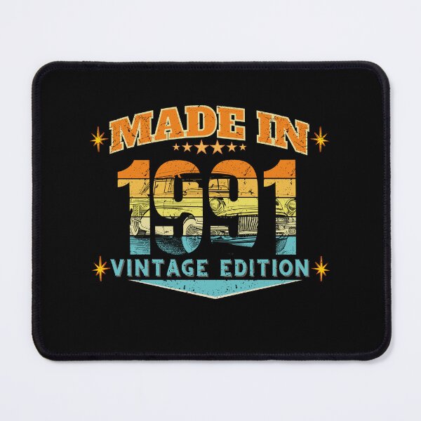 Item preview, Made in 1991 Vintage Birthday Gift – Retro 80s Distressed 35th Birthday Design designed and sold by MixedVibes Co..