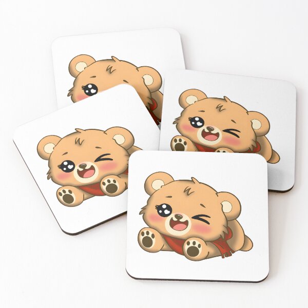 Item preview, Single Chibi Bear being clumsy  designed and sold by Velvet702.