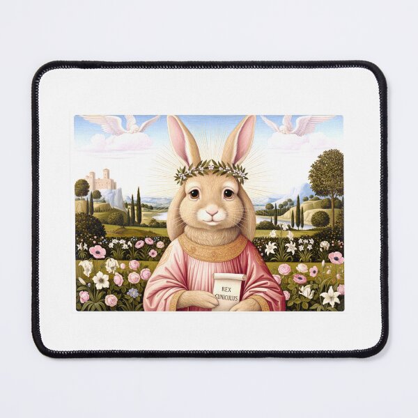 Item preview, Royal Rabbit Masterpieces - Rex Cuniculus - Renaissance Bunny Art designed and sold by PhokaPhokich.