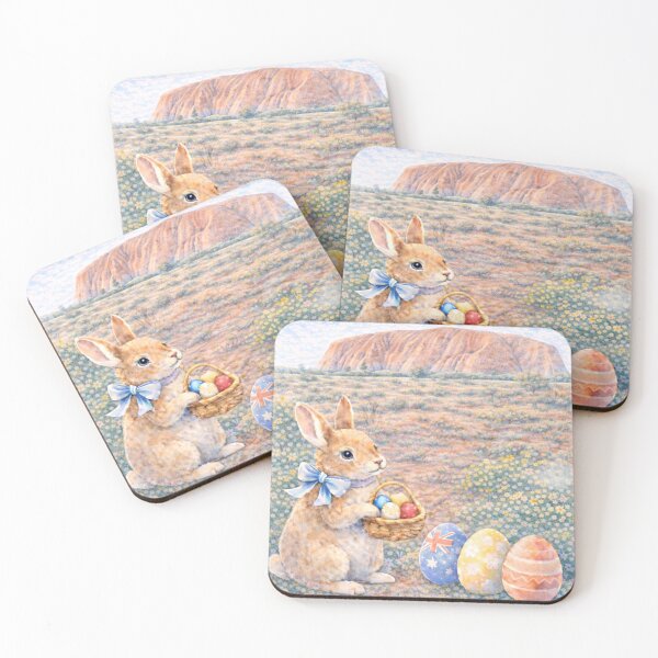 Item preview, Uluru Easter Bunny | Australian Landmark Easter Art designed and sold by inspired-works.