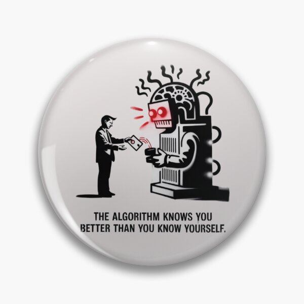 Item preview, Banksy AI - The algorithm knows you better than you know yourself. designed and sold by 123ks.
