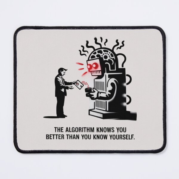Item preview, Banksy AI - The algorithm knows you better than you know yourself. designed and sold by 123ks.