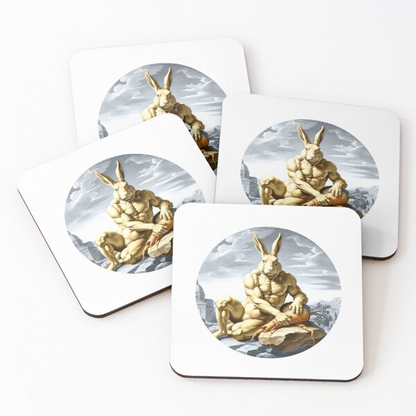 Item preview, Royal Rabbit Masterpieces - The Creation of Carrot - Sistine Inspired Strong Bunny Art designed and sold by PhokaPhokich.