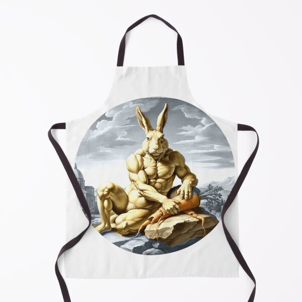 Item preview, Royal Rabbit Masterpieces - The Creation of Carrot - Sistine Inspired Strong Bunny Art designed and sold by PhokaPhokich.