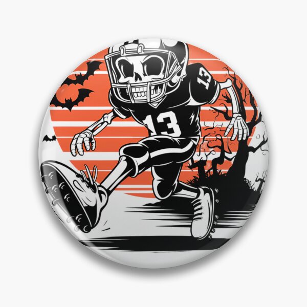 Item preview, American Football Skeleton Halloween Men Boys Football Fans designed and sold by Edencart.