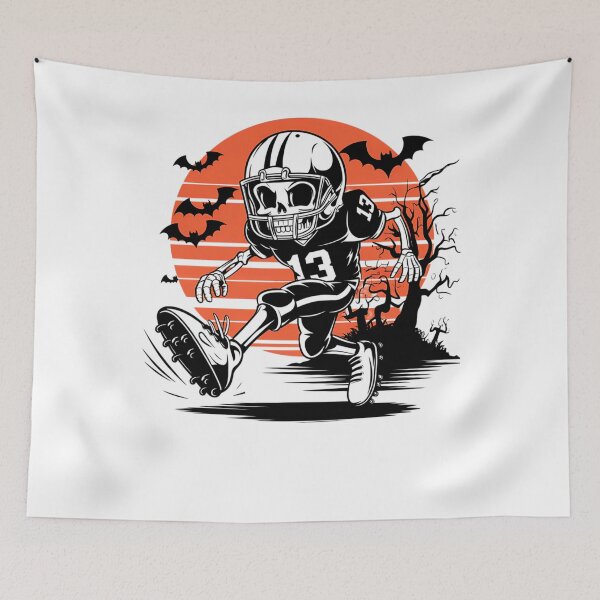 Item preview, American Football Skeleton Halloween Men Boys Football Fans designed and sold by Edencart.