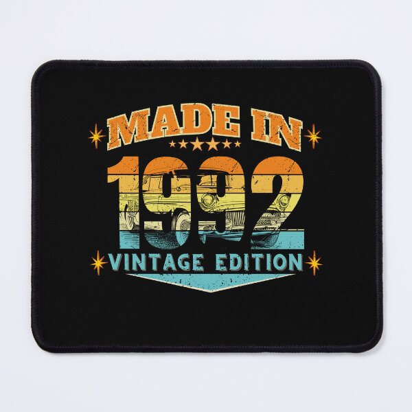 Item preview, Made in 1992 Vintage Birthday Gift – Retro 80s Distressed 34th Birthday Design designed and sold by MixedVibes Co..