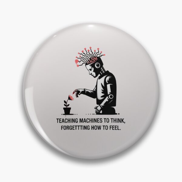 Item preview, Banksy AI - Teaching machines to think, forgetting how to feel. designed and sold by 123ks.