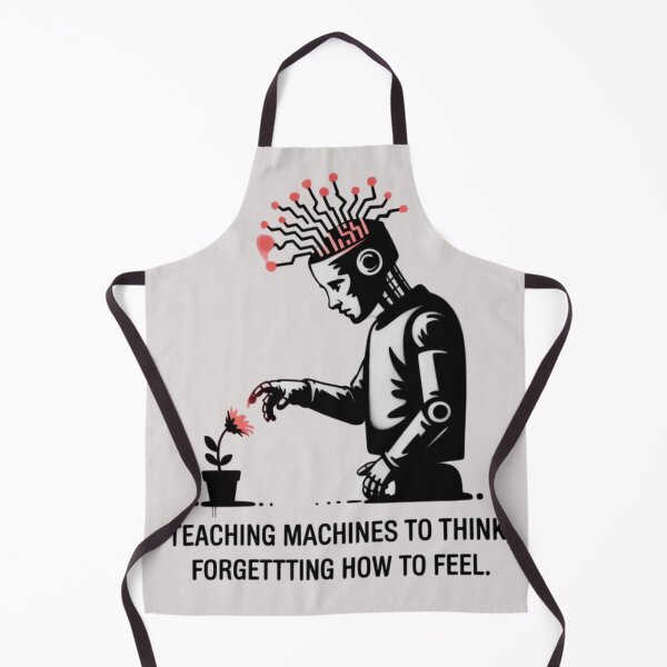 Item preview, Banksy AI - Teaching machines to think, forgetting how to feel. designed and sold by 123ks.