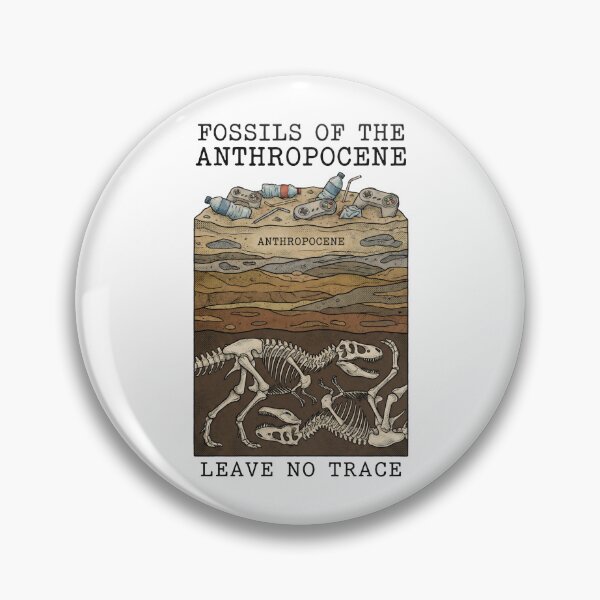 Item preview, Fossils of the Anthropocene - Plastic Pollution Environmental Activism Gift designed and sold by Luminari Creations.