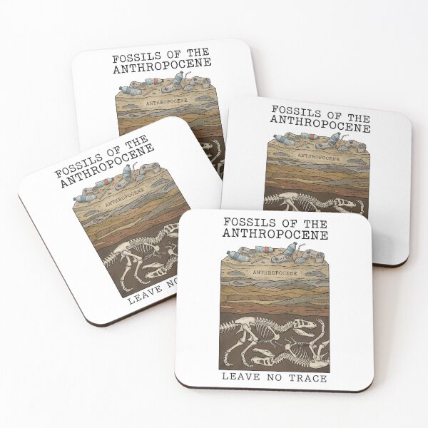 Item preview, Fossils of the Anthropocene - Plastic Pollution Environmental Activism Gift designed and sold by Luminari Creations.