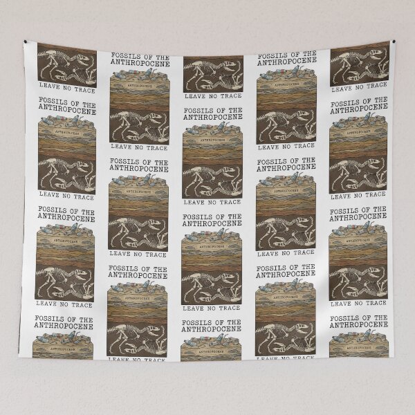 Item preview, Fossils of the Anthropocene - Plastic Pollution Environmental Activism Gift designed and sold by Luminari Creations.