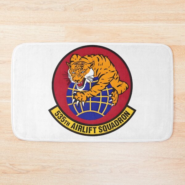 Item preview, Official Emblem of the 535th Airlift Squadron Tiger Patch designed and sold by CharlieDesings.