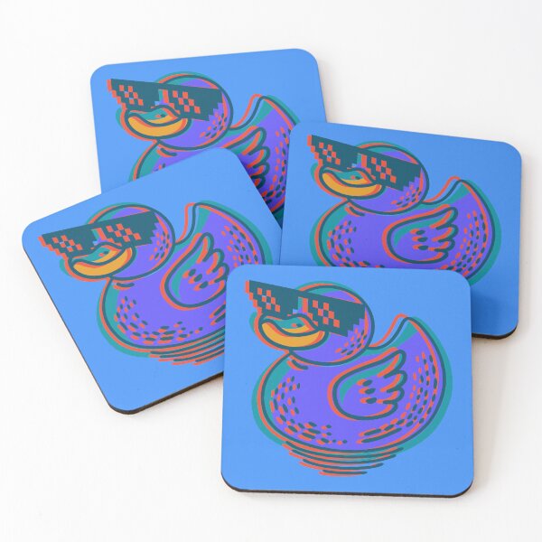 Item preview, Deal With It Duck - Retro Glitch Edition designed and sold by WestIndigo.