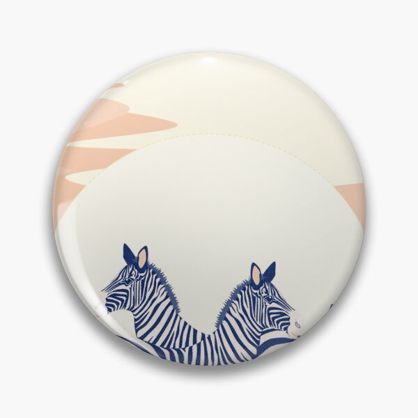 Item preview, The Striped Intruder: Twilight in the Pastel Savannah designed and sold by À La Racine | Lien • Créativité • Nature.