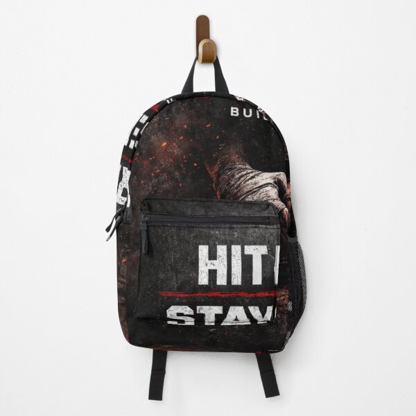 Item preview, Hit Hard Stay Silent – Built Different Boxing Gym Motivation Design designed and sold by Gym4Studio.