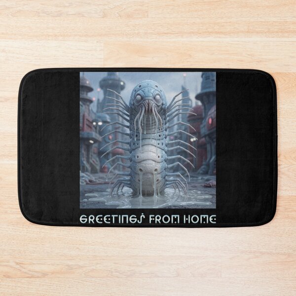 Item preview, Sci-Fi Sewer Monster – Futuristic City Creature Art designed and sold by Ovitees.
