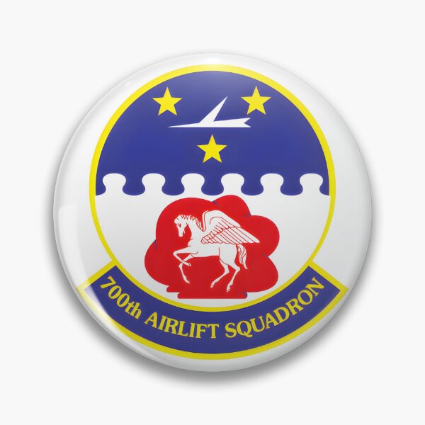 Item preview, Official Emblem of the 700th Airlift Squadron Pegasus Patch designed and sold by CharlieDesings.