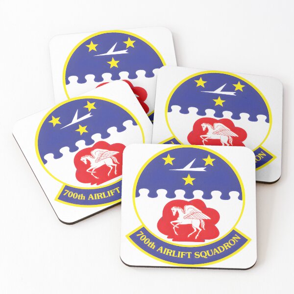 Item preview, Official Emblem of the 700th Airlift Squadron Pegasus Patch designed and sold by CharlieDesings.